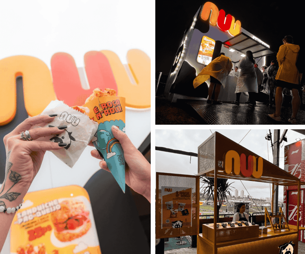 Ativação de marca em festivais criada pela Bench Comunicação