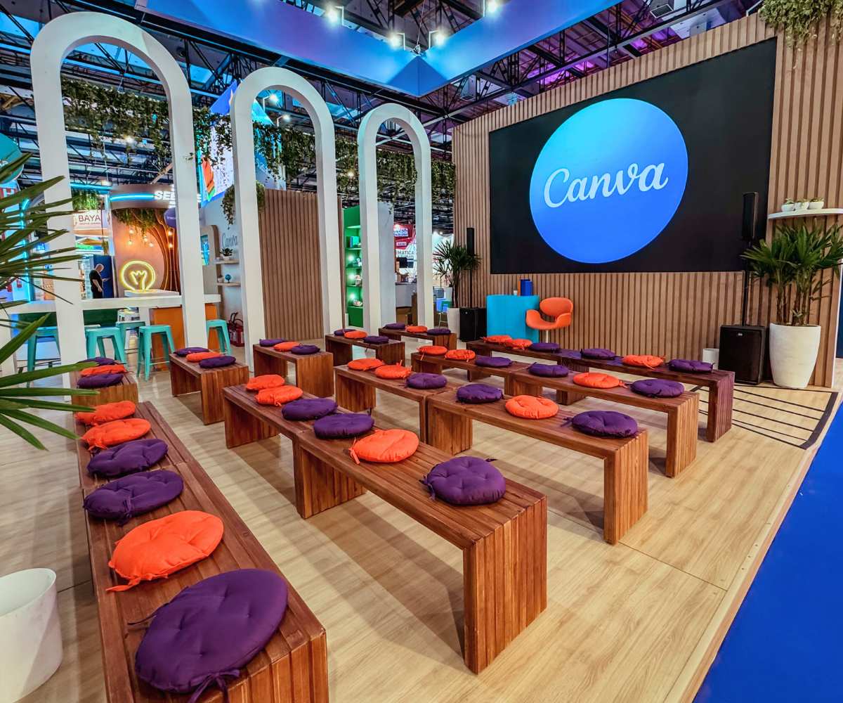 #9 - Brand Experience como as ativações de marca apoiam o engajamento com o público (3) bench comunicação estande para feiras