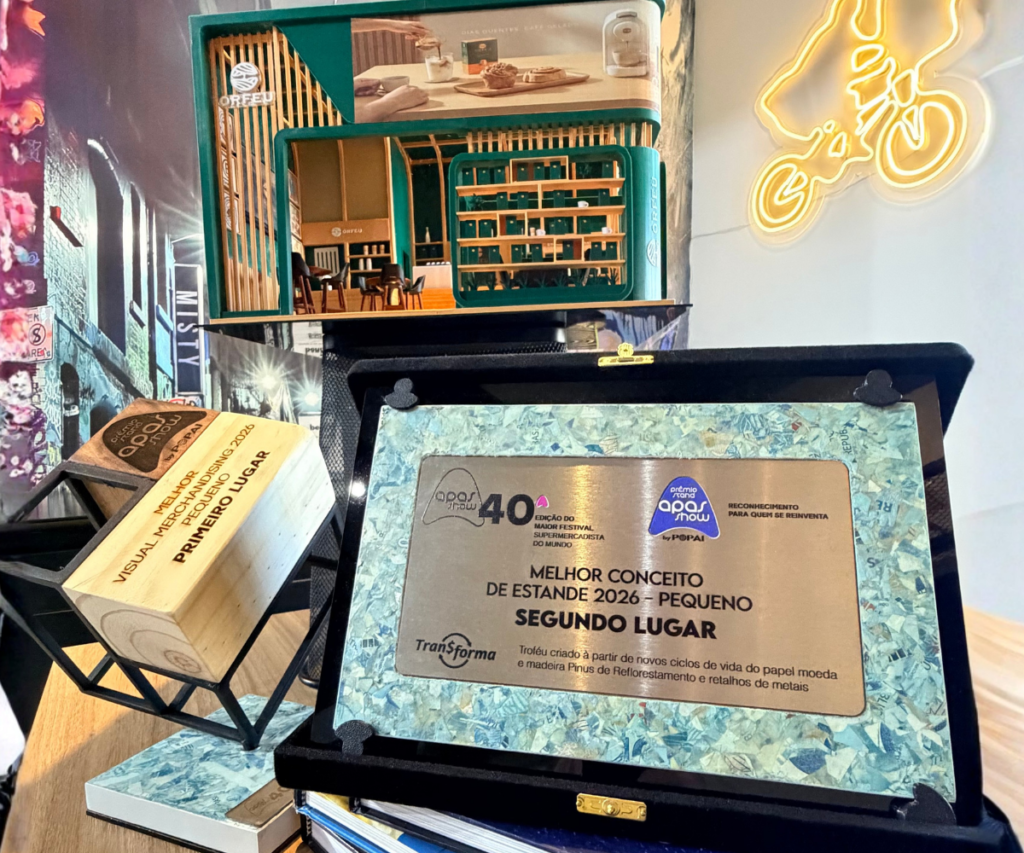 #12 - Premiação APAS Show 2026 estande da Orfeu Cafés Especiais conquista dois prêmios Premiação APAS Show 2026